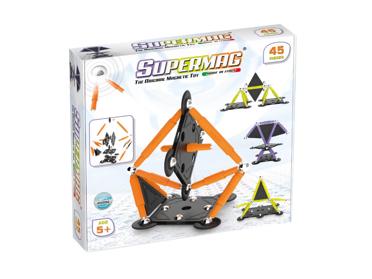 supermag technicolor set da 45 pezzi