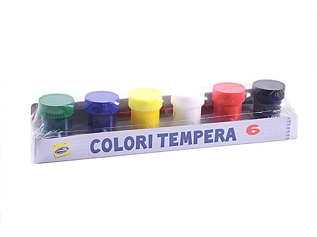 Colori a tempera - 6 pezzi