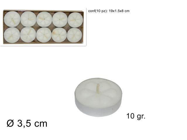 Tea light 10pz