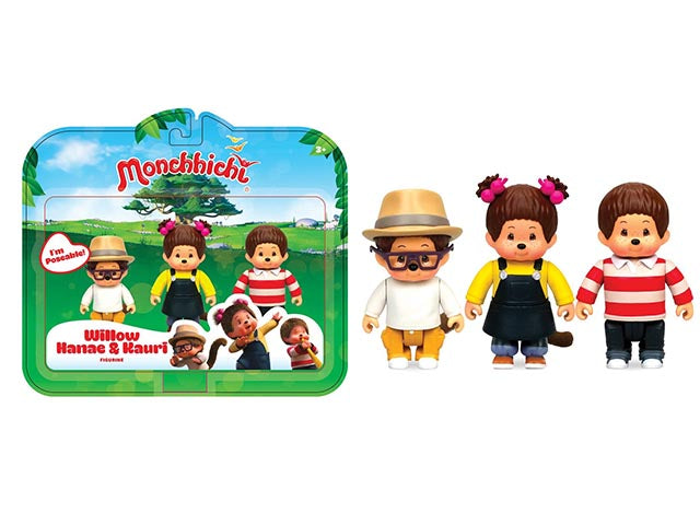 Monchhichi pers.3pz 21.6x4.5x19cm 21737359 $