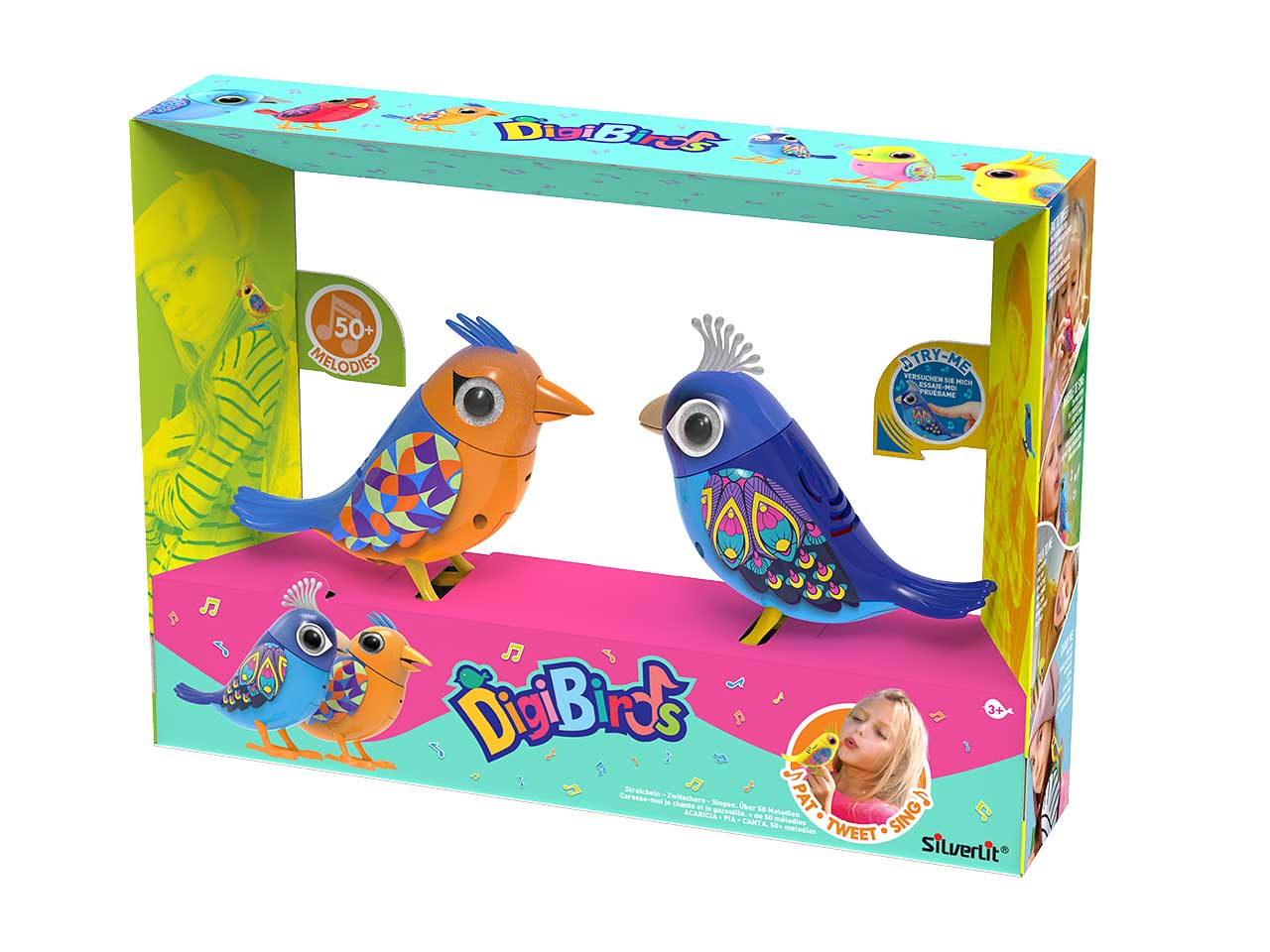 Digibirds ii twin pack 25x18x5cm 20486124