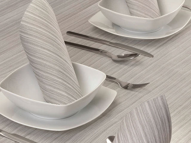 Tovagliolo linea 38x38 40 pezzi cacao i-0976