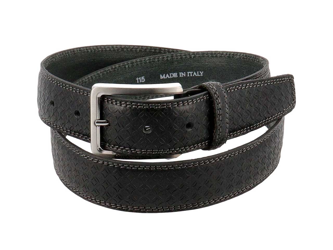 Gmv uomo cintura buttero cucitura stampata nei colori blu e nero