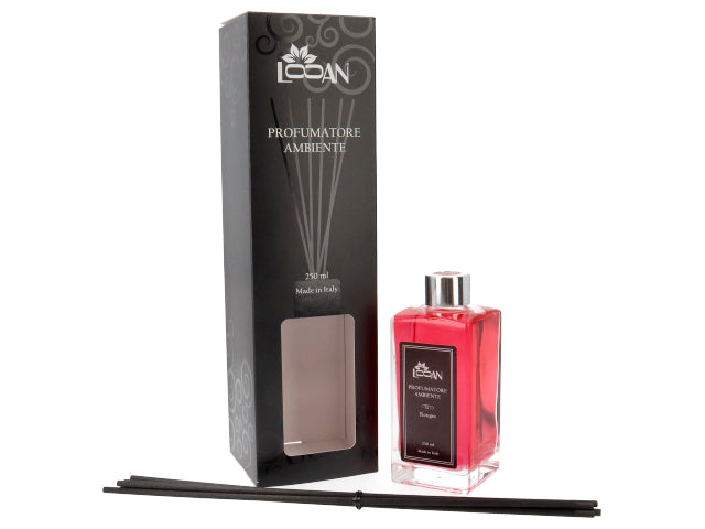 Diffusore con bacchette  homme fragrance rouges
