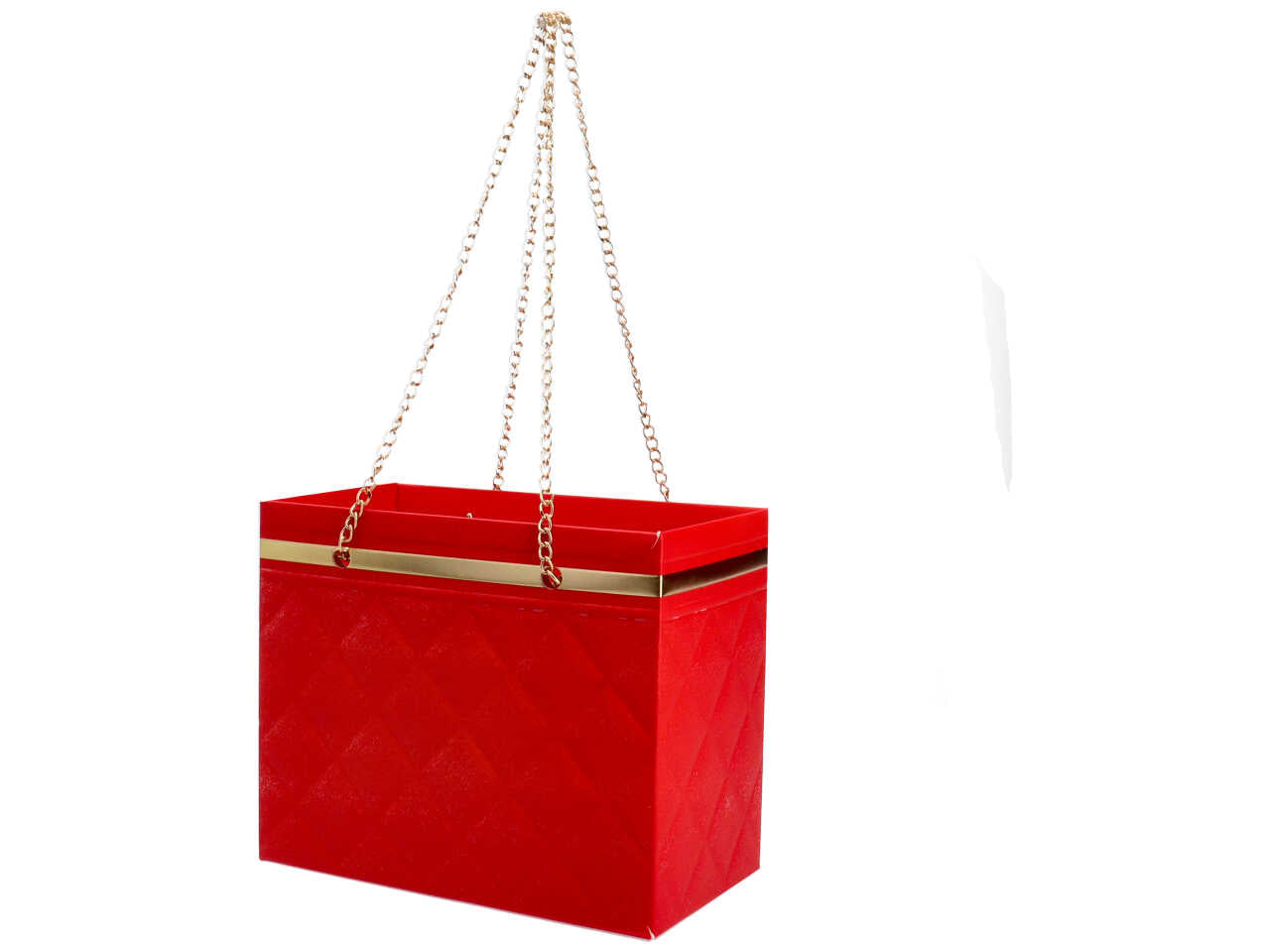 Scatola la chicca colore rosso misura 18x15x10cm