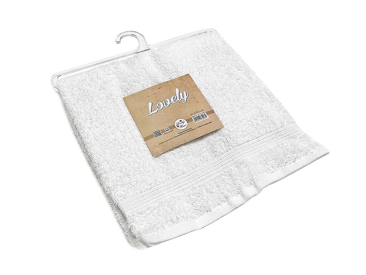 Telo lovely 90x140cm colore bianco