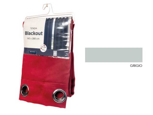 linea black out tenda 140x280 grigia 11966798