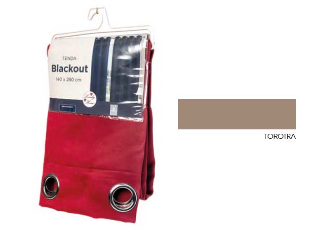 Linea black out tenda 140x280 tortora 11966707