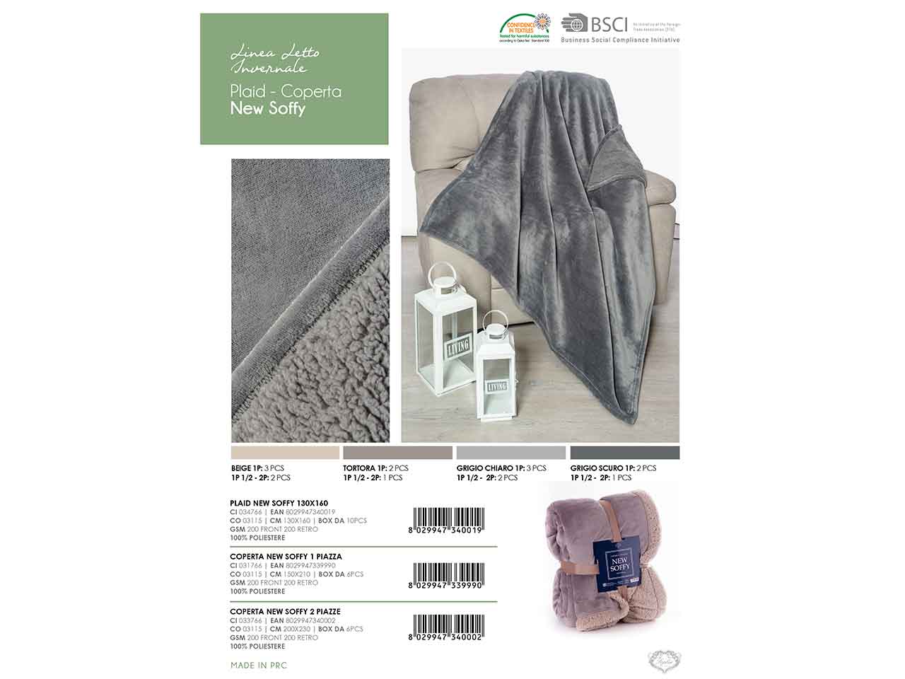 plaid new soffy 200x230cm 033766
