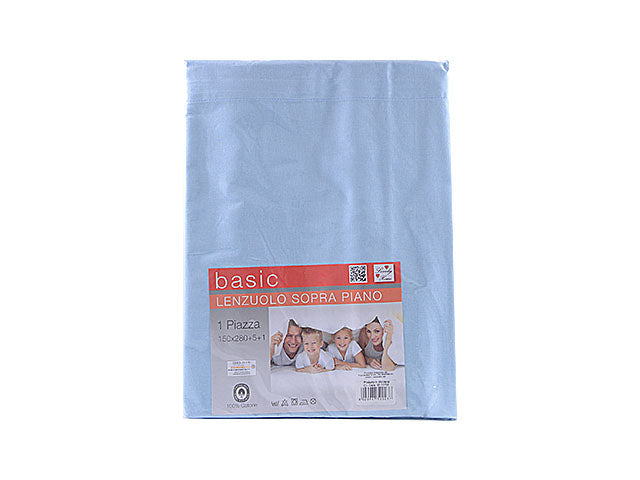 Lenzuolo teso 1p azzurro 05110758