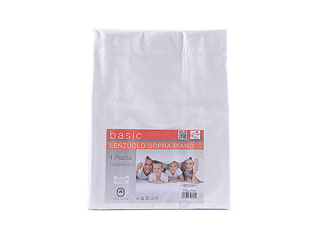 lenzuolo teso 1p bianco 05110701