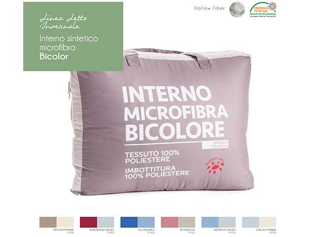 Piumino bicolor 200x200cm