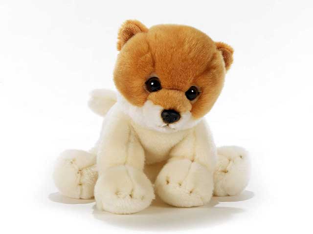 peluche cane 23cm pom-pom 15953