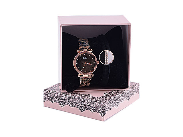 Orologio le kikke con cinturino maculato
