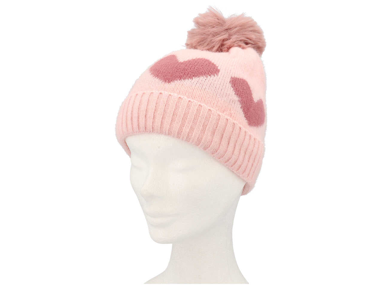 Cappellino bimba c/cuoricini ag6044