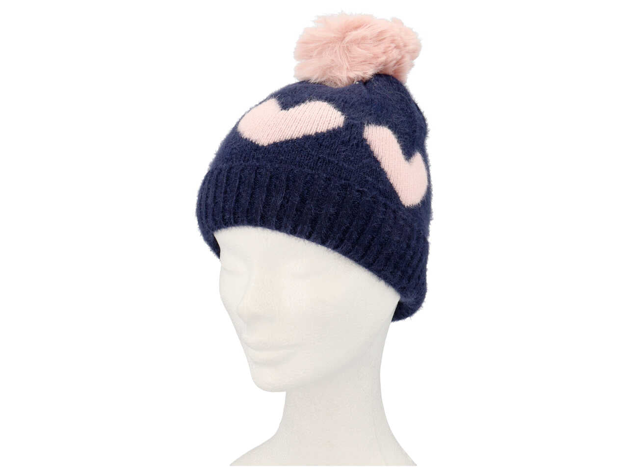 Cappellino bimba c/cuoricini ag6044