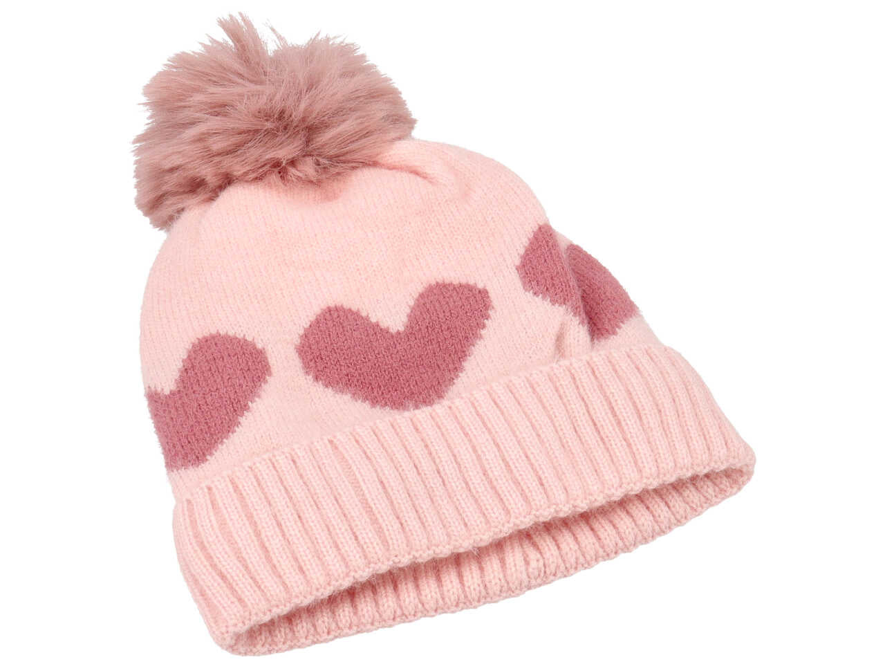 Cappellino bimba c/cuoricini ag6044