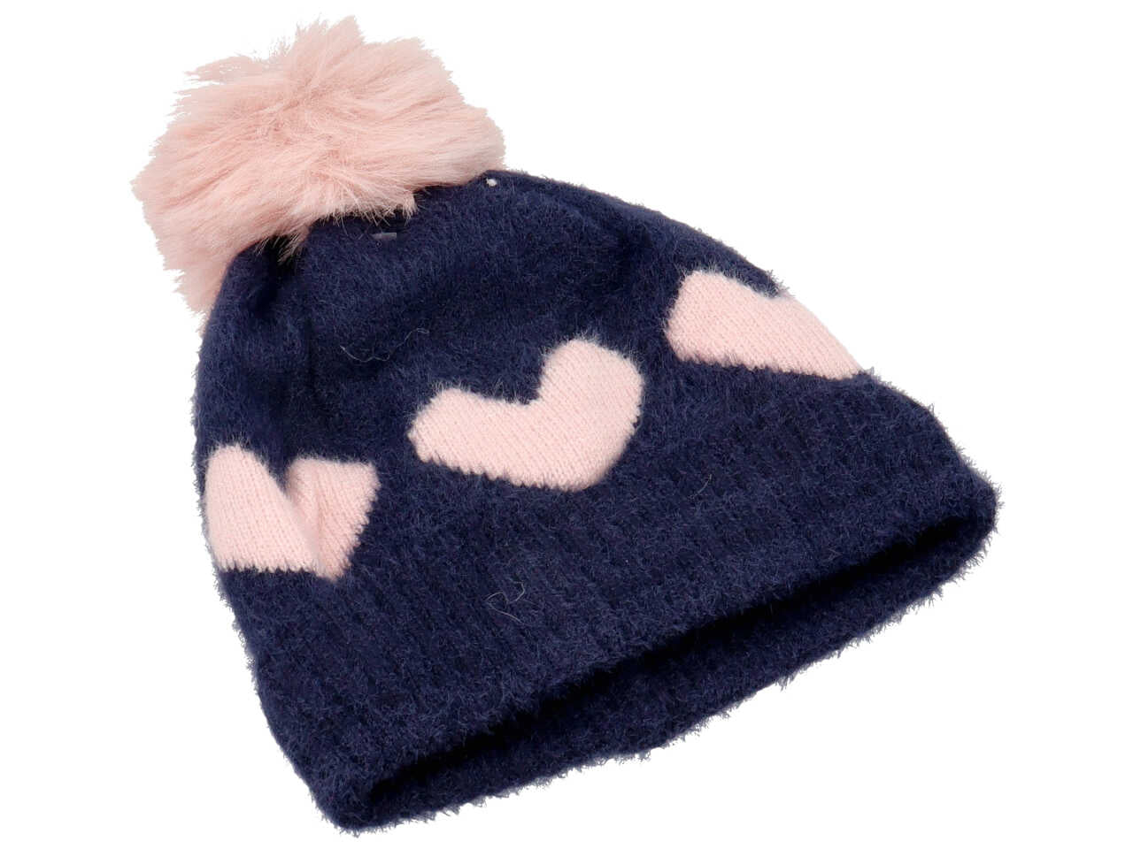 Cappellino bimba c/cuoricini ag6044