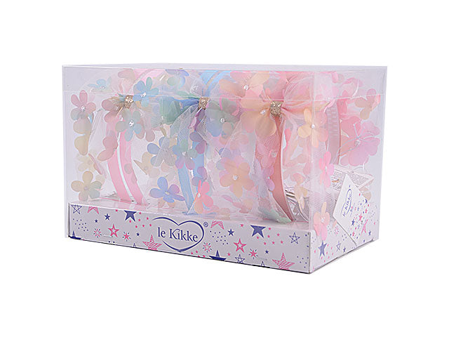 Cerchietto tess.c/fiocco tulle fd31734
