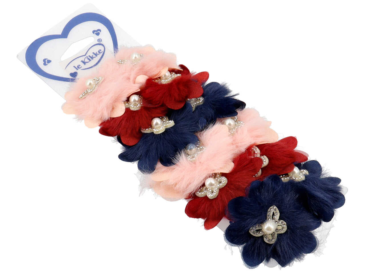 Polsino fiore c/pelo e farfall fc33980