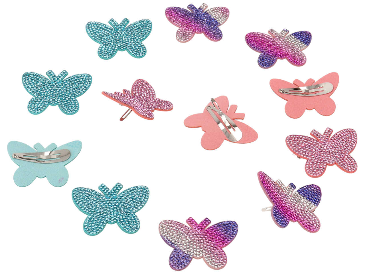 Clic clac farfalla c/strass cc54345