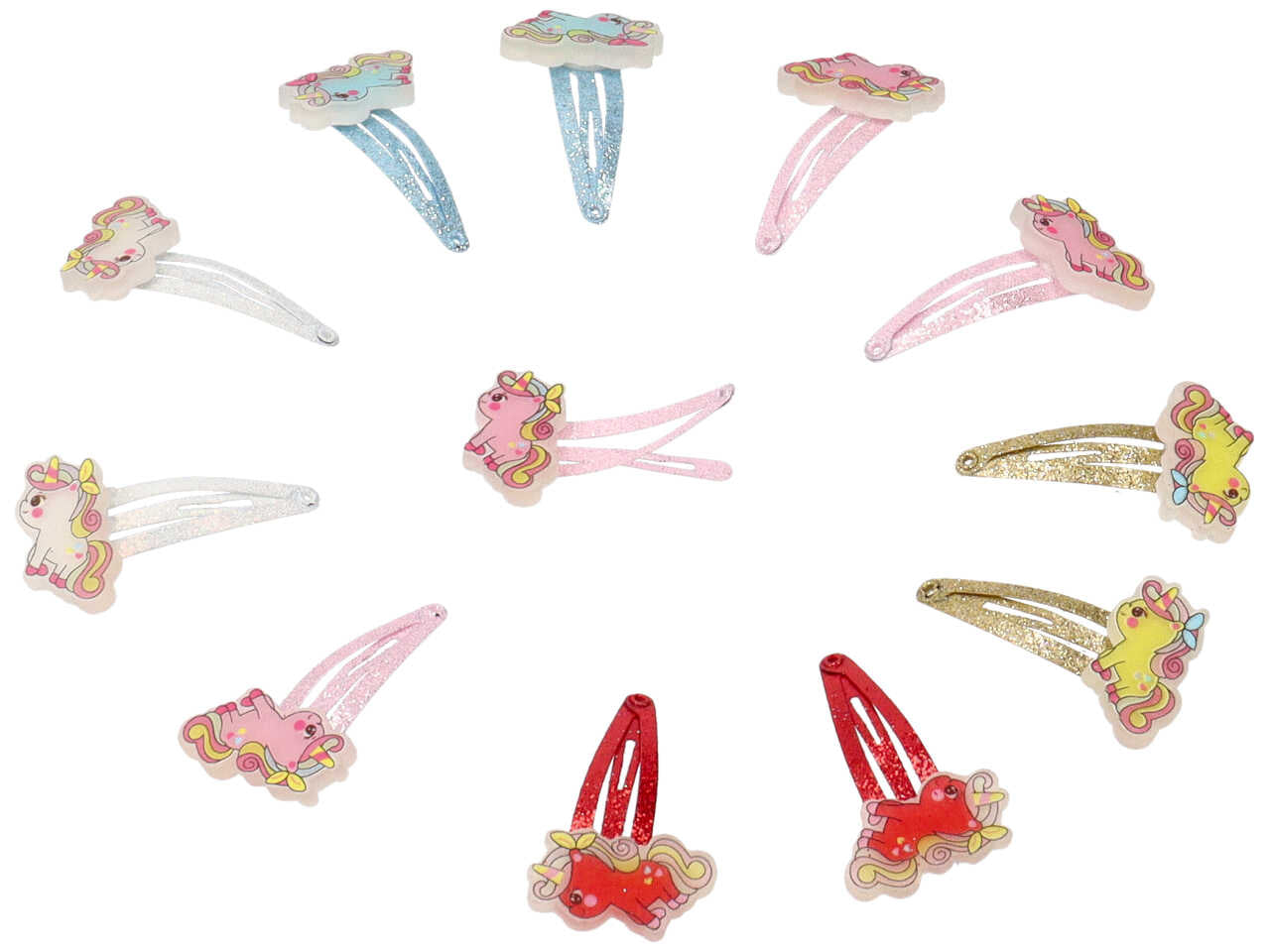 Clic clac glitter c/unicorno 5cmcc54352