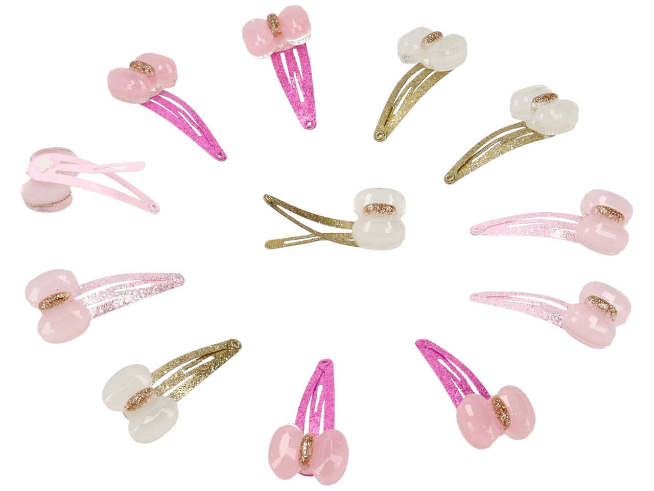 clic clac glitter c/fiocco 5cm cc54356