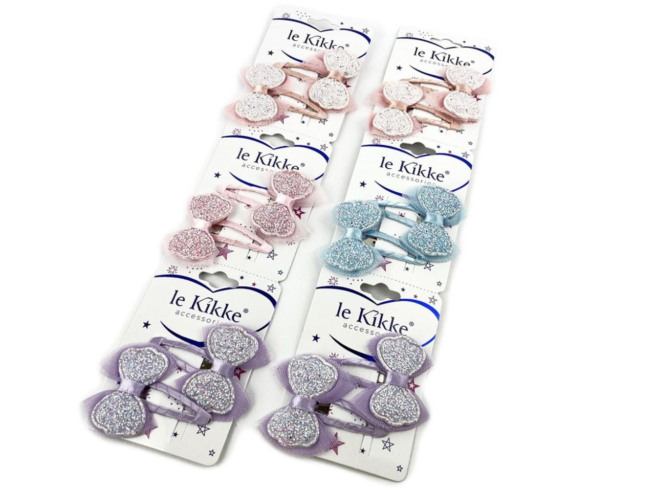 Clic clac con fiocco tulle e fiocco glit