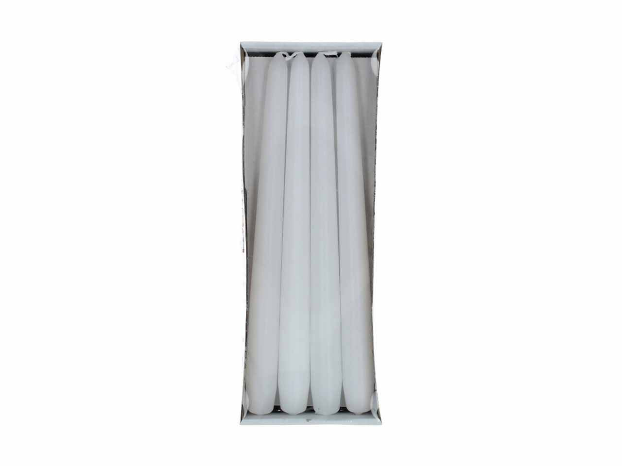 Candela conica 8 pezzi bianca 50110