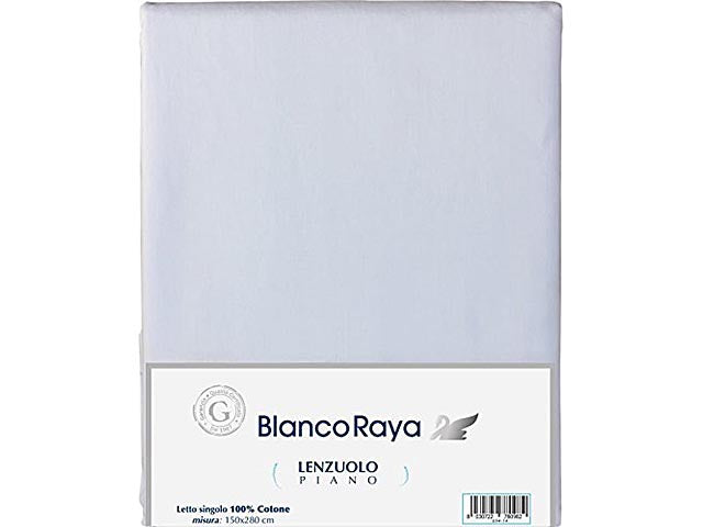 lenzuolo singolo blanco raya c/angoli