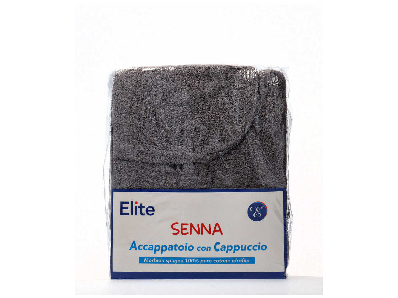 Accappatoio spugna senna grigio