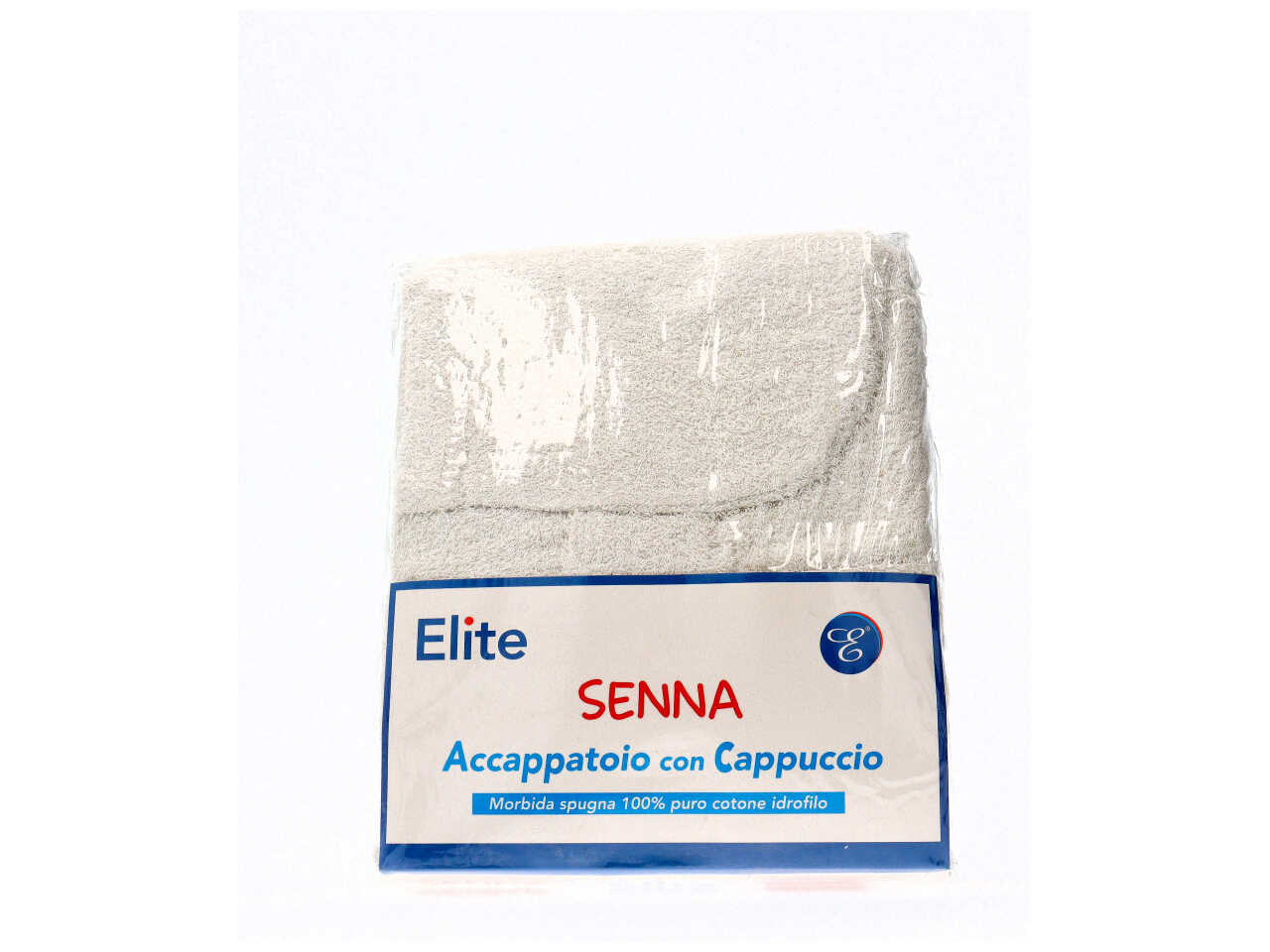 Accappatoio spugna senna bianco