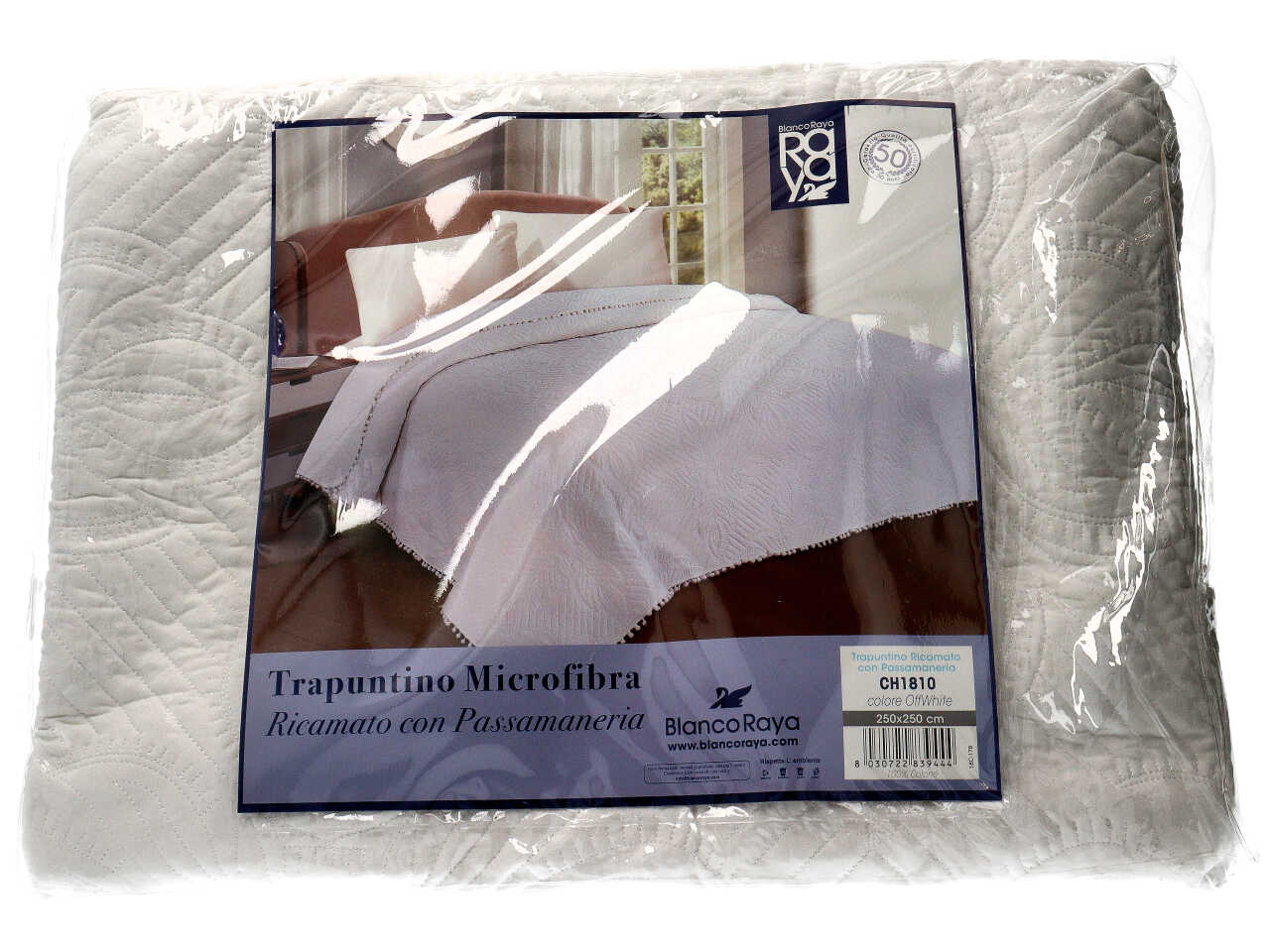 Trapuntino blanco raya bianco