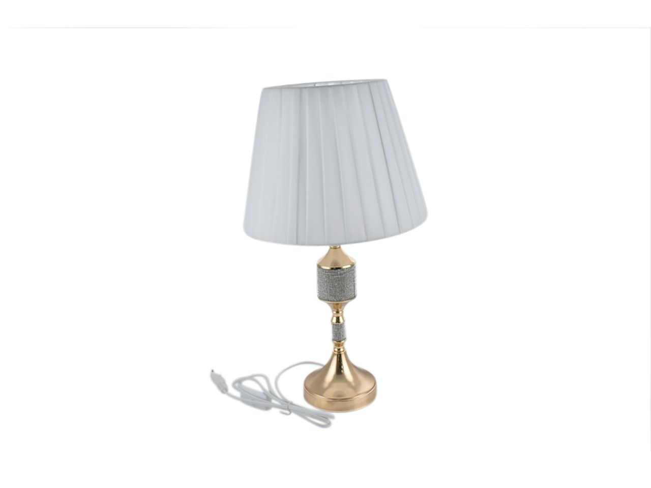 Lampada misura 50cm colore oro e argento