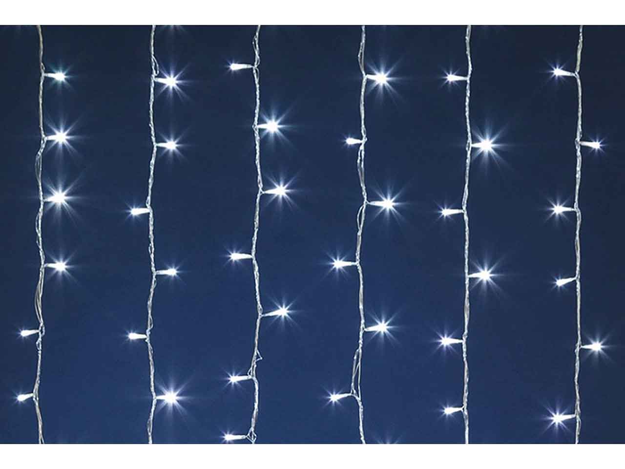 Tenda 600led con flash 3x1mt bianco freddo prol.25812513