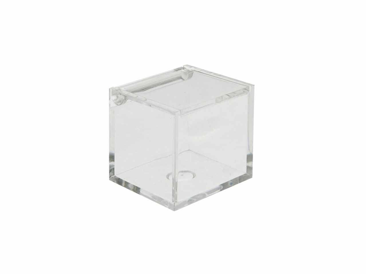 scatolina plex trasparente 5x5x5cm