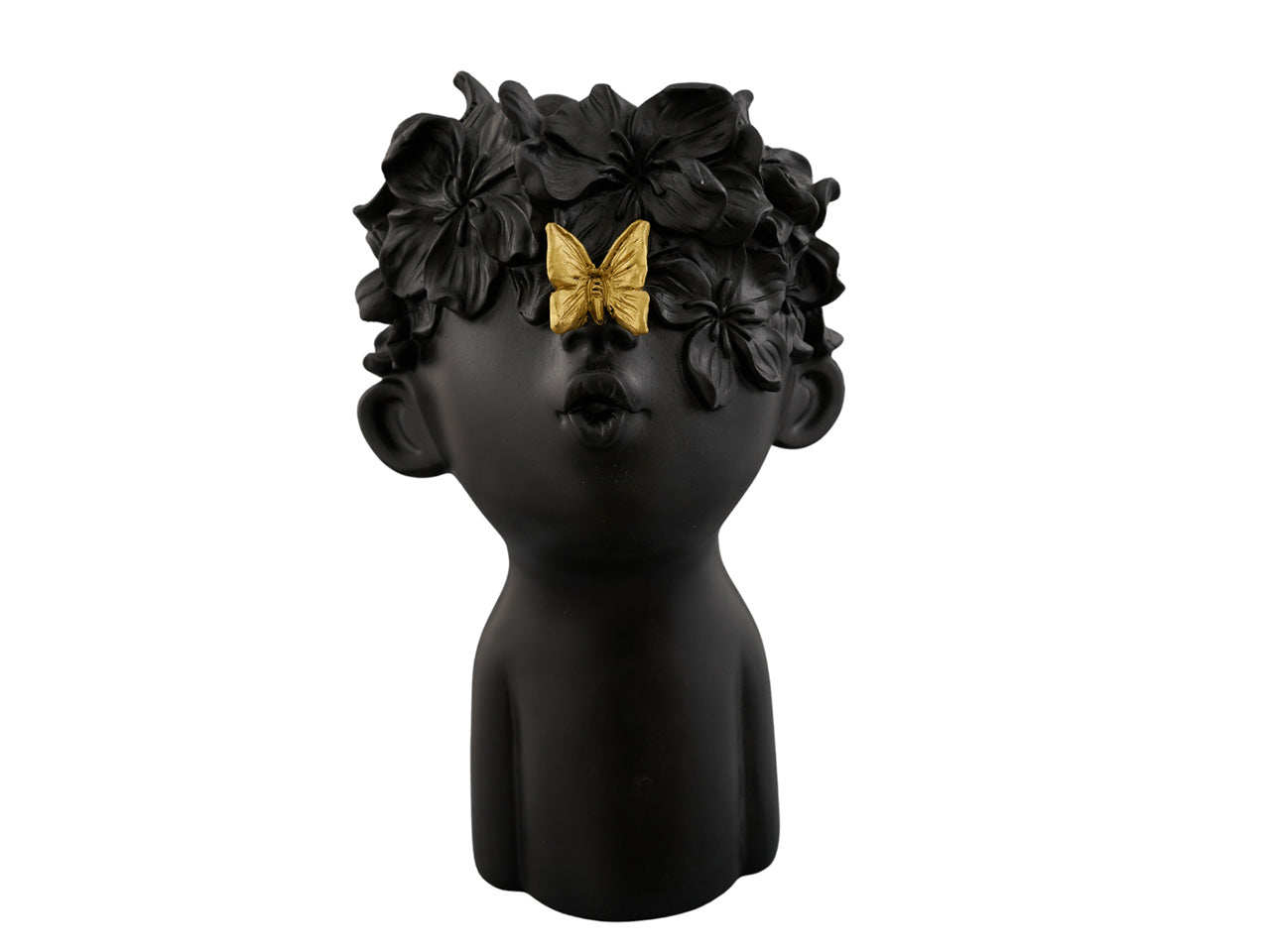 Bimbo nero c/farfalla 17x10x30 1299020