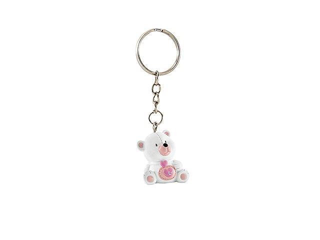 l.baby p.chiavi orsetto rosa 1012672