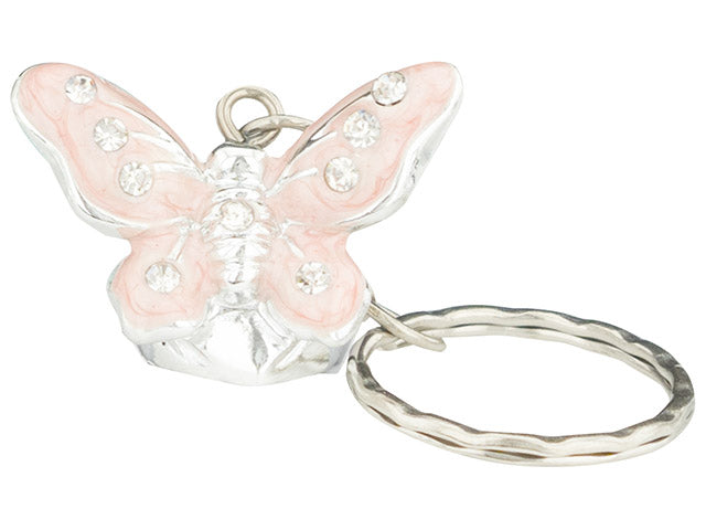 l.strass p.chiavi farfalla rosa 1135080
