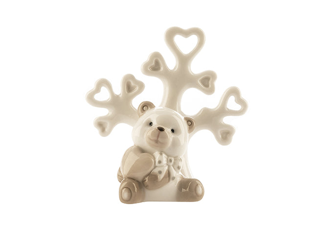 orsetto cuore c/albero 8cm  1185130