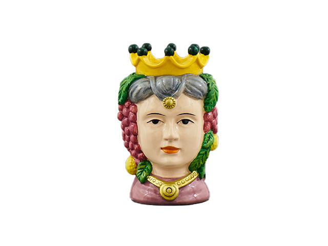 Vasetto donna testa di moro color 1240004