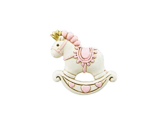magnete rosa cavallo dond.5x2x5 1240057