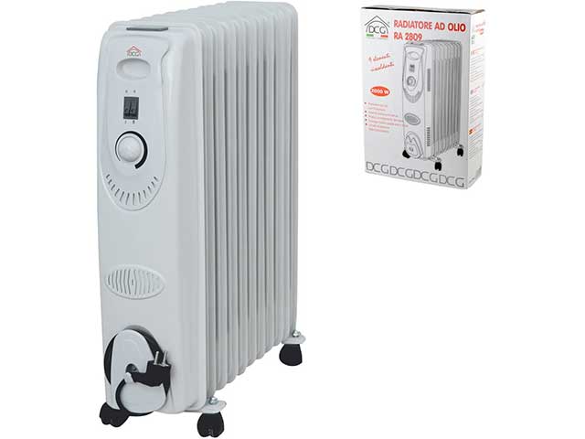 Radiatore ad olio 9 elementi ra2809