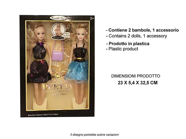 bambola 2pz toy0192