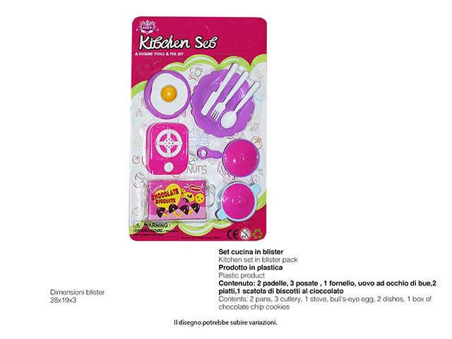 set cucina in blister toy0206