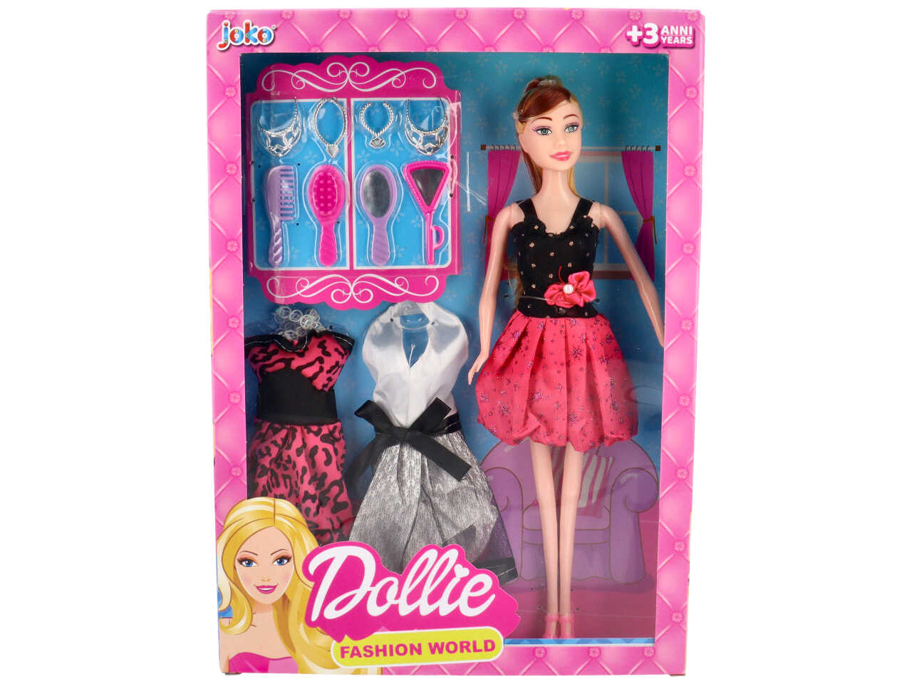 bambola 30cm c/acc.toy0453