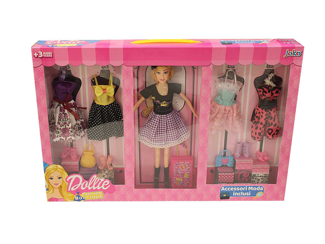 bambola 30cm c/accessori toy0460