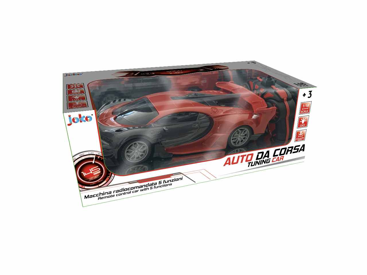 Auto r/c 1:18 6 funz toy0723
