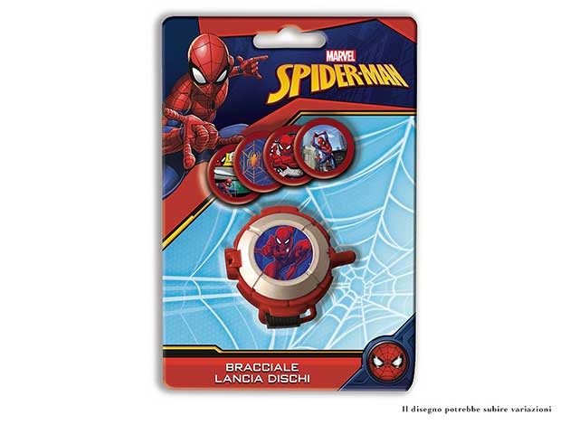 Spiderman bracciale lancia dischi sp0525