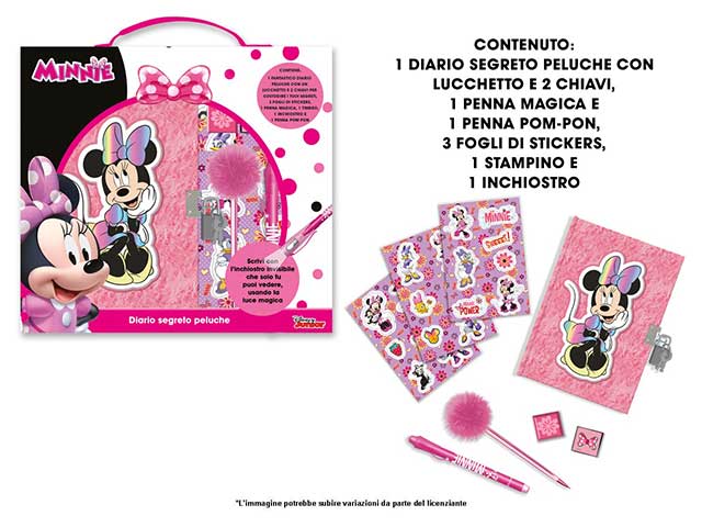 Minnie diario segreto peluche min0591